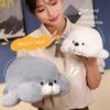 Chubby Prone Seal Plush Doll Soft Stuffed Animal Toy Plush Seal Sleep Pillow  Birthday Parties