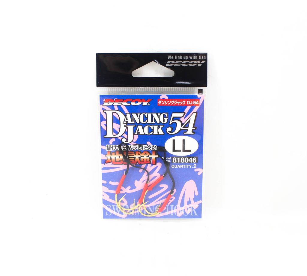 Decoy DJ-54 Spoon Lure Assist Hooks Rigged Size LL (1/0) (8046)