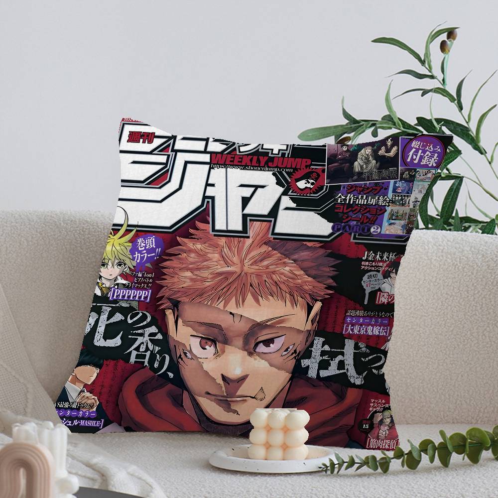 Jujutsu Kaisen Anime Kissenbezug Kissenbezug Polsterung Sofa Dekokissen Heimdekor Kissenbezug