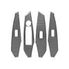 4-Piece Carbon Fiber Window Switch Cover Set for 2017-18 Mazda 3/Atenza