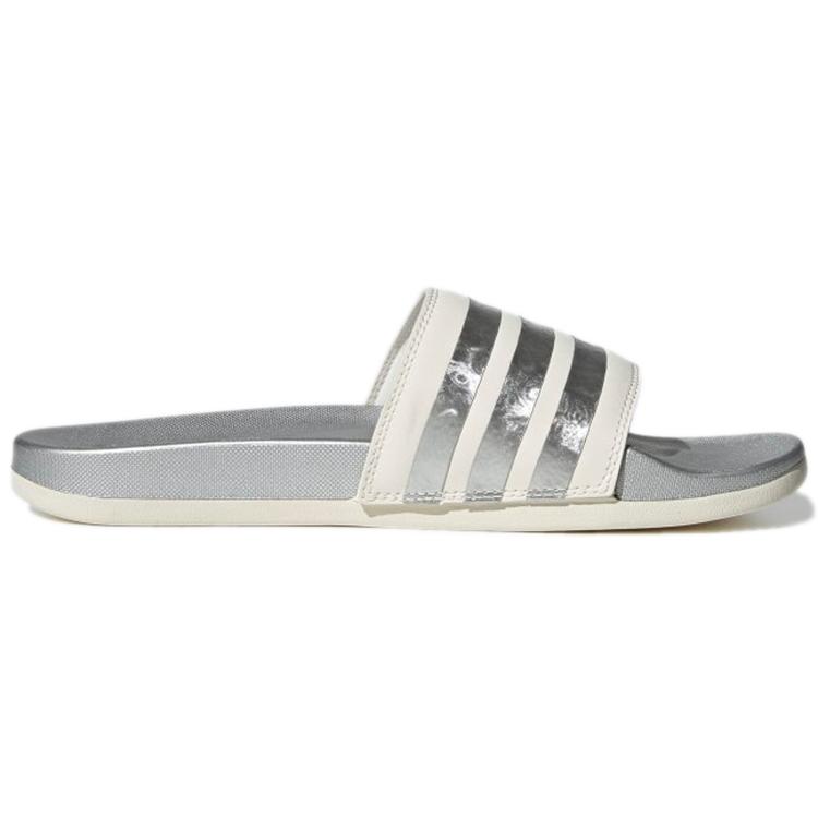 Adidas Adilette Comfort Slide 'White Matte Silver' Women's GW8746