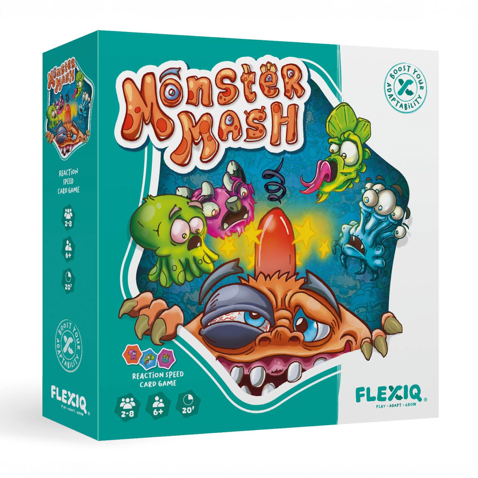 

FlexiQ Monster Mash Speed Find and Card FXG 101 UK Authentic - Battle, Hit! Game,