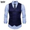 2021 Men's Double-Breasted Formal Vest Waistcoat