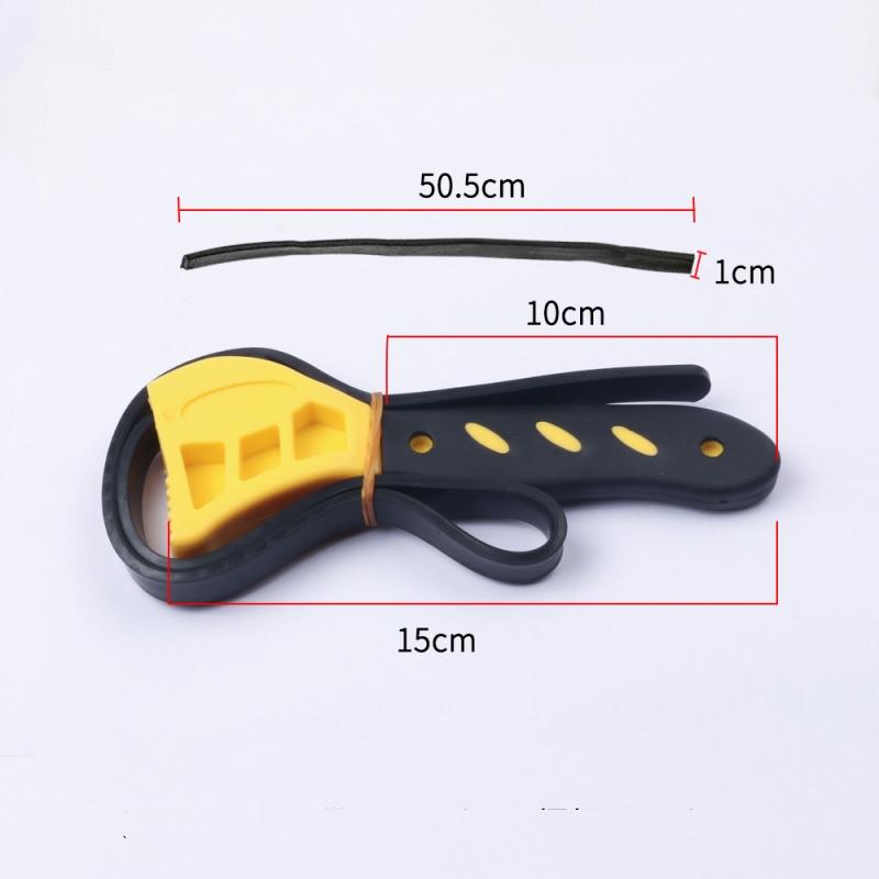 Belt Wrench Oil Filter Puller Strap Spanner Chain Wrench Strap Opener Adjustable Strap Opener Cartridge Disassembly Tool