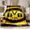 Borussia Dortmund Morbida e confortevole flanella Adatta per divani salotti campeggio all'aperto viaggi e fa anche un ottimo regalo di anniversario