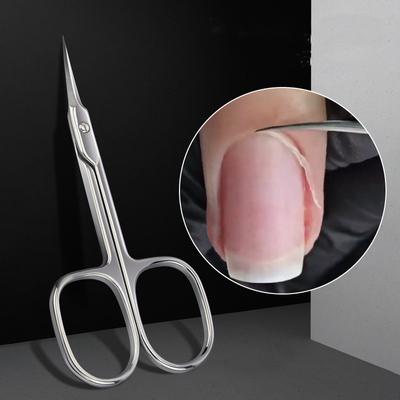 Cuticle Scissors Curved Nail Clipper Trimmer Dead Skin Remover Cutter Professional Art Tools