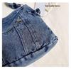 Denim One-Shoulder-Tragetasche im koreanischen Stil 2026 - Vielseitig, großes Fassungsvermögen für Arbeit/Uni
