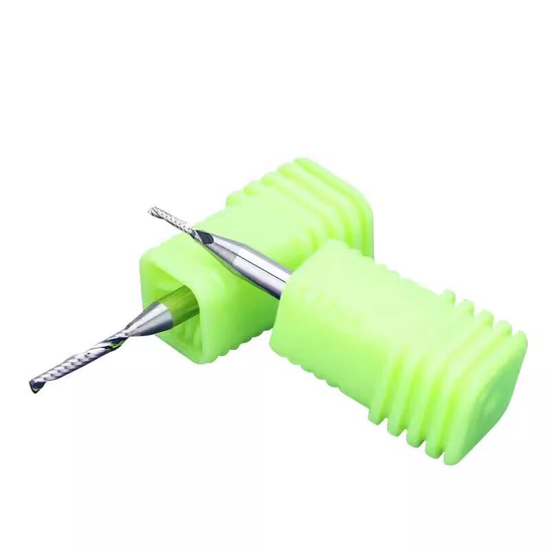 Puwei Right-Hand Single Flute Spiral Milling Cutter CN plug (adapter included)