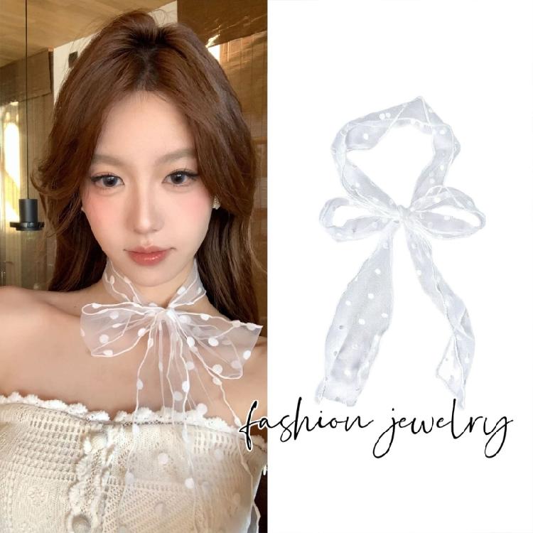 Damen Spitzen Schal Für Modische Party Choker Outfits Langer Choker für Themenpartys und Partymode