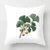 Nordic Fall Home Decor Autumn Throw Pillow Case Sofa Cushion Cover Modern 45X45Cm 45*45 50X50 60X60Cm 40*40Cm Leaf Plant Green