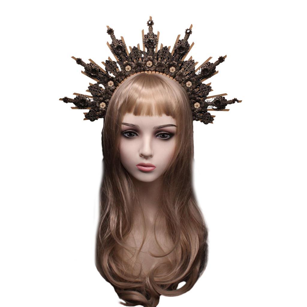 Tiaras Crown Headband DIY Material Package Church Hairband Masquerade Headdress
