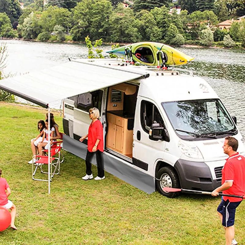 RV Caravan Awning Draught Skirt Set 7m Length X 50cm Deep Motorhome Draft Campervan Replacement Accessories