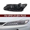 Compatible with BYD Qin PLUS Headlight Rear Housing and Base Shell - Black