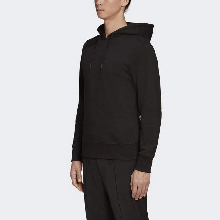 Y-3 Back Width Mixed Letter Crow Pattern Sweatshirt Men Sweatshirt Black GD5030