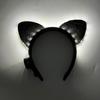 Luminous Cat Ears Headband LED Hair Band Kawaii Hair Accessories for Women Glowing Headband Birthday Christmas Party Supplies