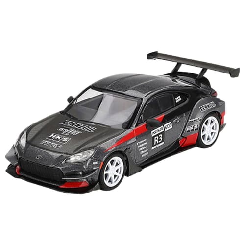 MINI GT 1/64 Scale Toyota GR86 HKS Turbocharged GR86 Larry Chen (Left-Hand Drive) Finished Model MGT00820-L