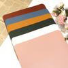 Simple Anti-slip PU Leather Mouse Pad Solid Color Universal Mice Mat New Desk Cushion For Laptop Computer Office Accessories