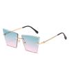 JYL Sunglasses Frameless Cat Eye Square Women/S085