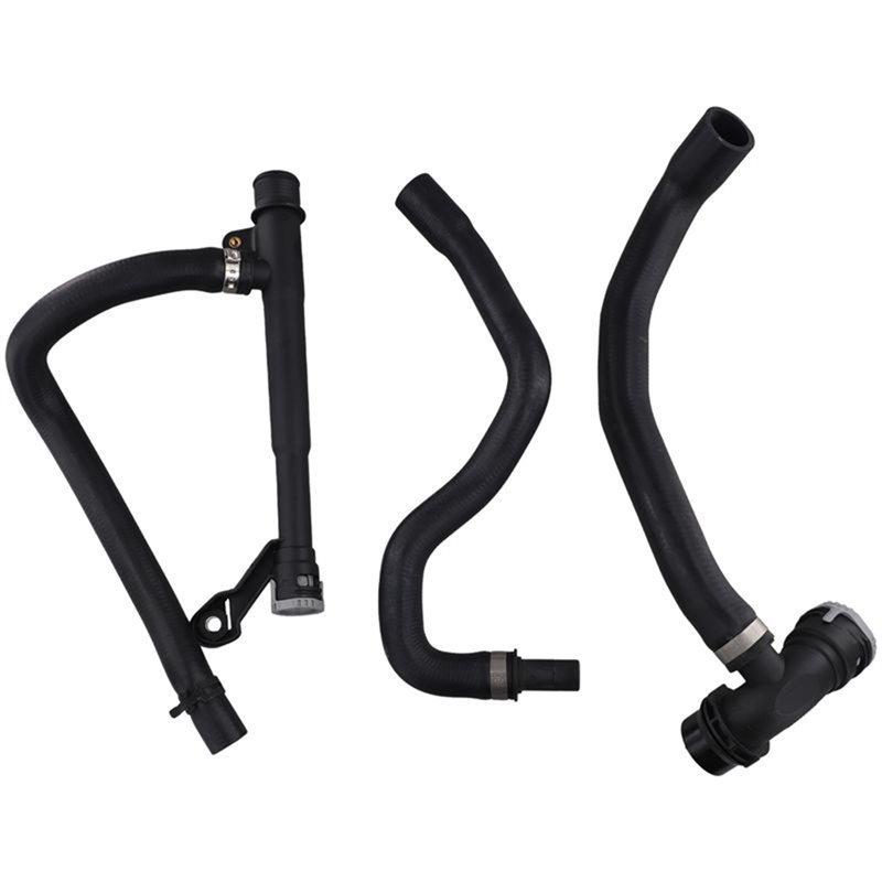 Oil Cooler Outlet Hose Set-Bottom To Water Pump-3PCS For Land Rover LR2 Volvo Radiator Pipe LR005563 LR005564 LR005566
