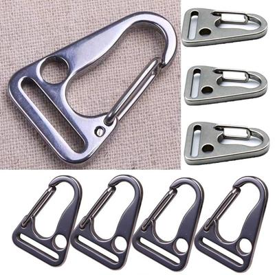 Neues Outdoor-Werkzeug Edelstahl Adlermaul Ersatz Schwarz/Silber 20/25/35mm Gürtel Karabiner Riemen Schnalle Outdoor-Werkzeug