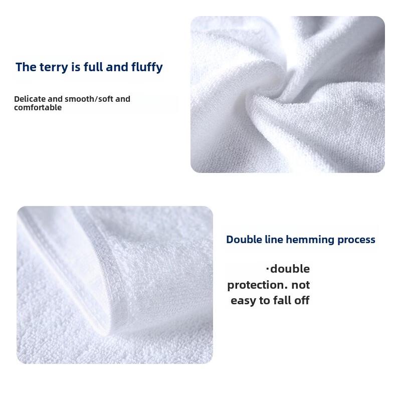 Ally Pure Cotton Extra Thick Absorbent White Towel