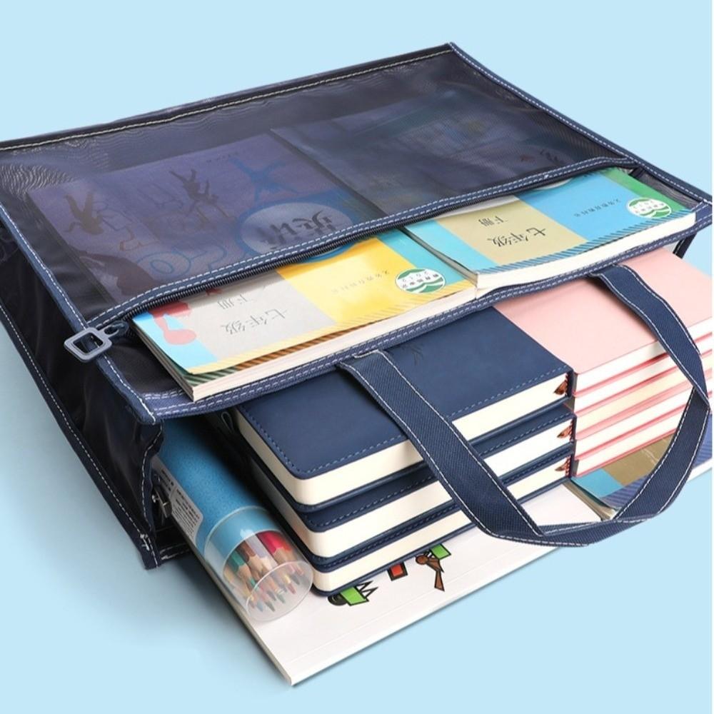 Large-capacity Document Book Bag Creative Book Storage Bag  Artwork Storage Bag