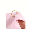 10pcs/Set Suede Silver Polishing Cloth, Special Wiping Cloth For Silver Jewelry, Square Silver Polishing Cloth, Double-Sided Mirror Cleaning Cloth