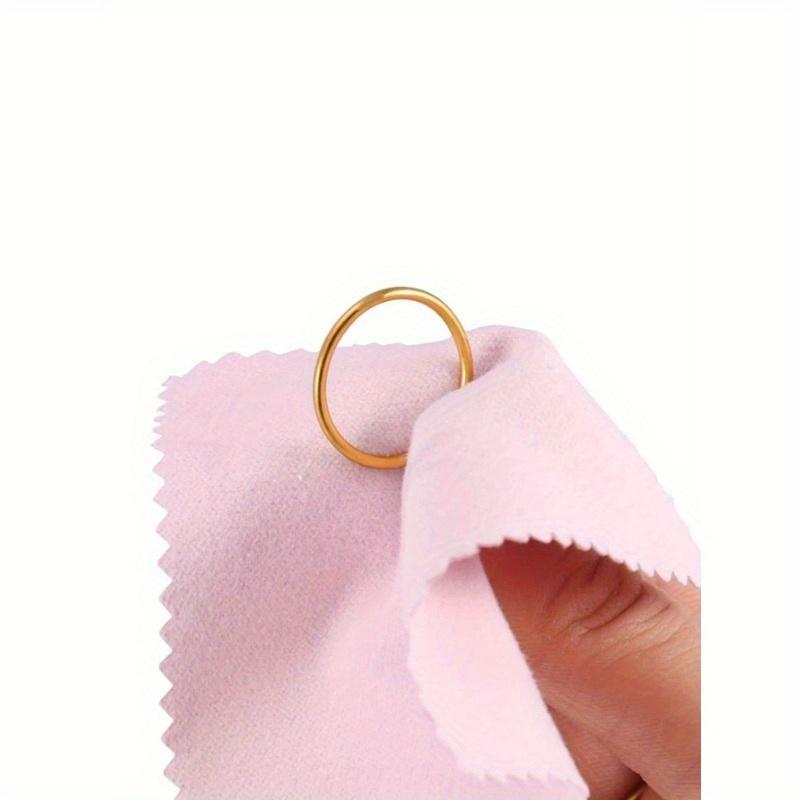 10pcs/Set Suede Silver Polishing Cloth, Special Wiping Cloth For Silver Jewelry, Square Silver Polishing Cloth, Double-Sided Mirror Cleaning Cloth