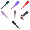 Faux Leather Pat Racket with Rivet Reinforcement Metal Rivets Slit Design Wild Leopard Print Comfortable Grip Imitation Leather Racket