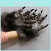 Guantes Creativos y Caprichosos de Garra de Hombre Lobo de Látex Para Accesorios de Disfraz de Halloween