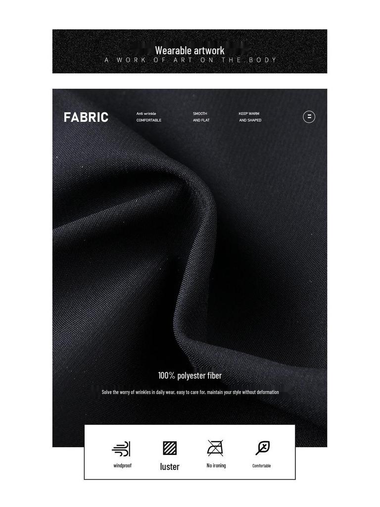 Men's Autumn & Winter Thickened Cotton Jacket for Middle-Aged & Elderly - Lapel Casual Dad Coat