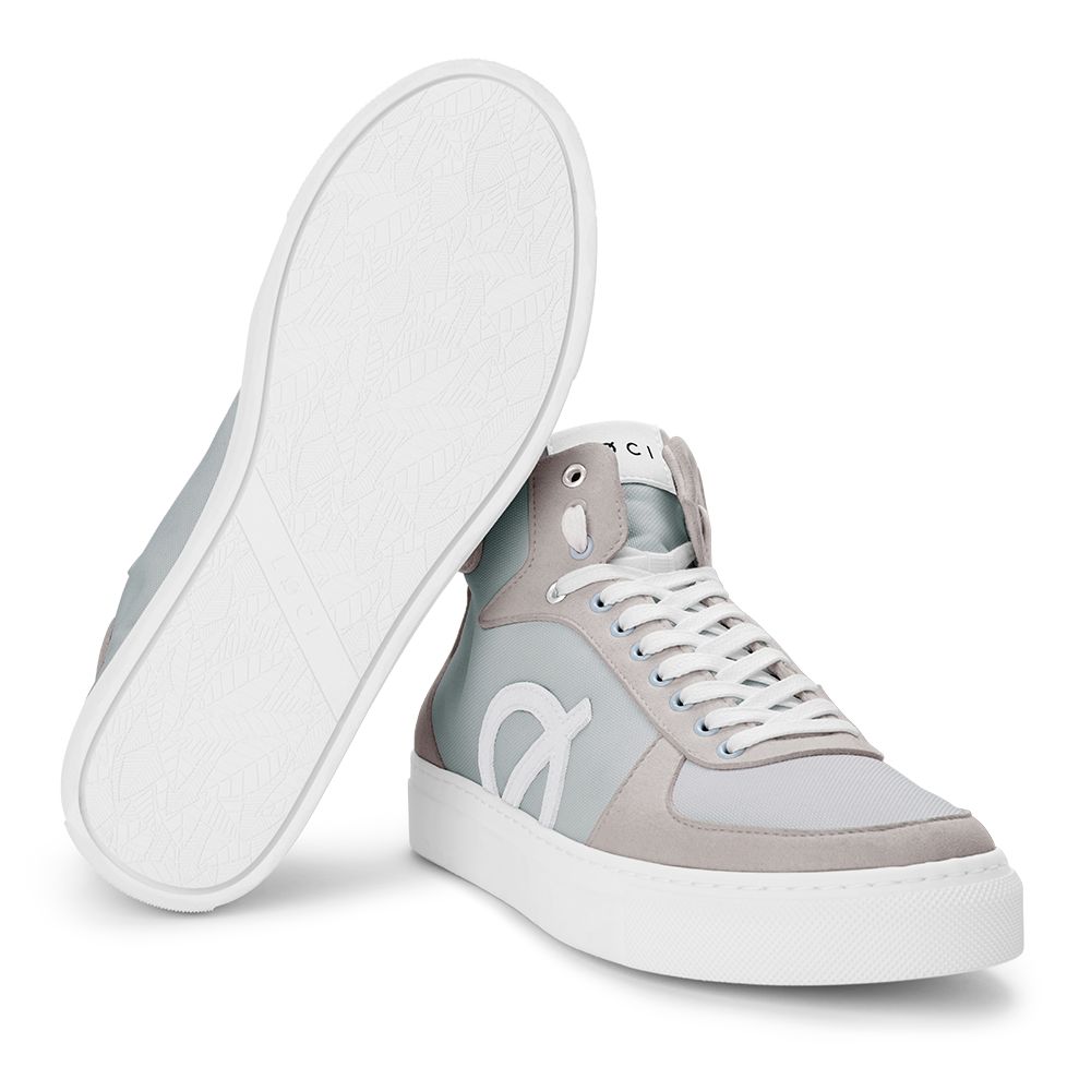 Loci Eleven Vegan Sneakers Grey/Grey/White Lc-011-004