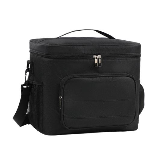 Portable Insulated Lunch Bag with Adjustable Strap 6-Hour Cooler Tote for Work Travel Picnic Waterproof Oxford Lightweight Leak-Proof Thermal Cooler