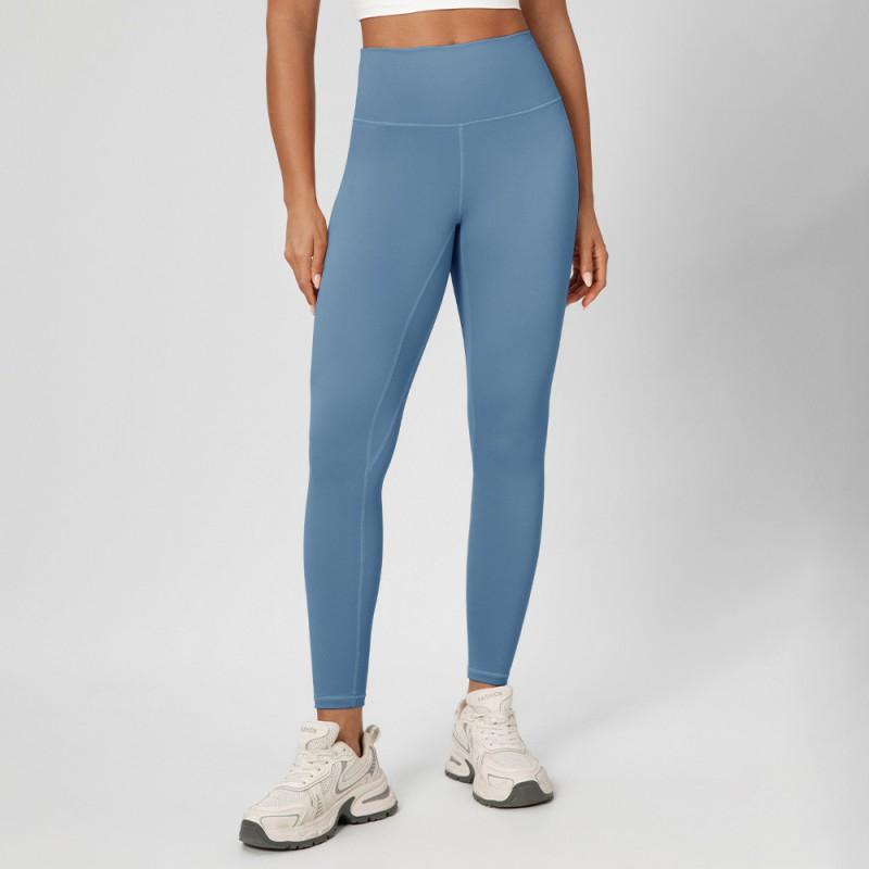 Womens High Waist Tummy Control Yoga Leggings Double-sided Brushed Fitness Pants Running Gym M193