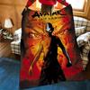 Animation A-Avatar The Last A-Airbender Throw Flannel Cozy Print Blanket, Portable, Durable Machine Washable Cute Cool
