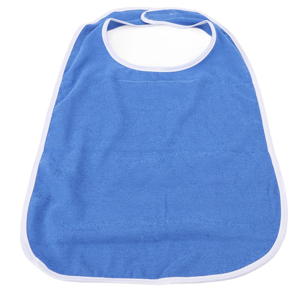 Adult Bib   Hook and   Machine Washable Senior Dining Clothing Protector for Eating Nursing Homes