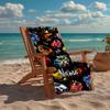 Personalisiertes Ultra-Weiches Strandtuch mit Rennsport-Thema, Ideal für Pool - Camping, Tauchen - Perfektes Reiseutensil, Lebendiges Strandtuch.
