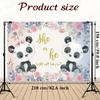 Gender Reveal Party Theme Cartoon Red Panda Background, Photo Background, Boy or Girl Party Supplies, Photo Background, Flag