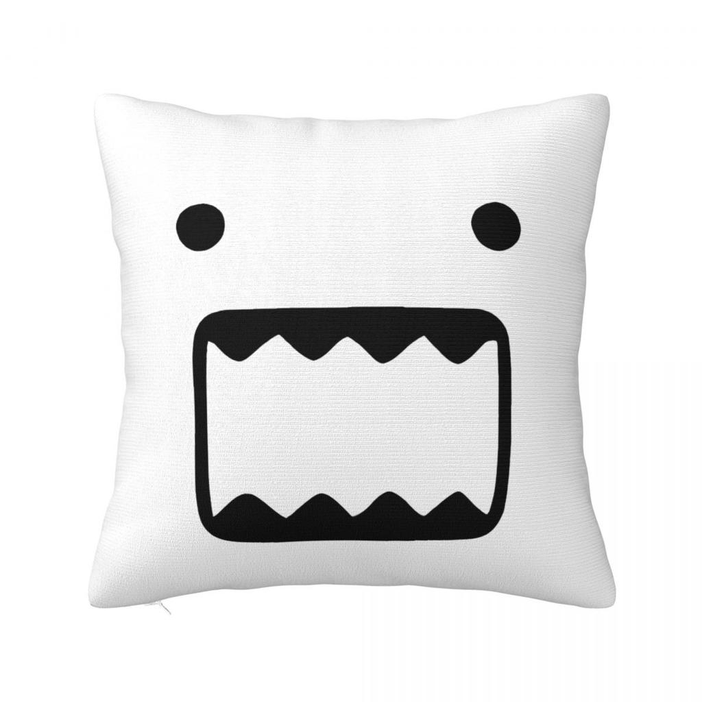 Funny Meme Domo Kun Face Pillowcase Polyester Cushion Cover Decoration Throw Pillow Case Cover Bedroom Square 4545cm