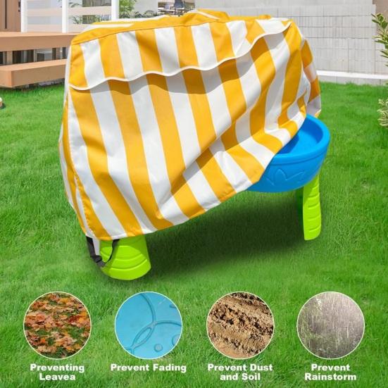 Dust Hood Cover Waterproof Protective Cover UV Resistant Simple Installation Kids Water Table Cover Protector Accessories