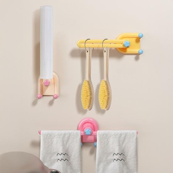 Wall-Mounted Hair Tie Holder Horizontal Vertical Hair Accessories Organizer Adhesive Hair Ties Ropes Bands Organizer for Bathroom Cabinet Bedroom Wall