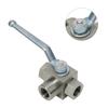500 Bar Ball Valve Carbon Steel Hard Seal Convenient
