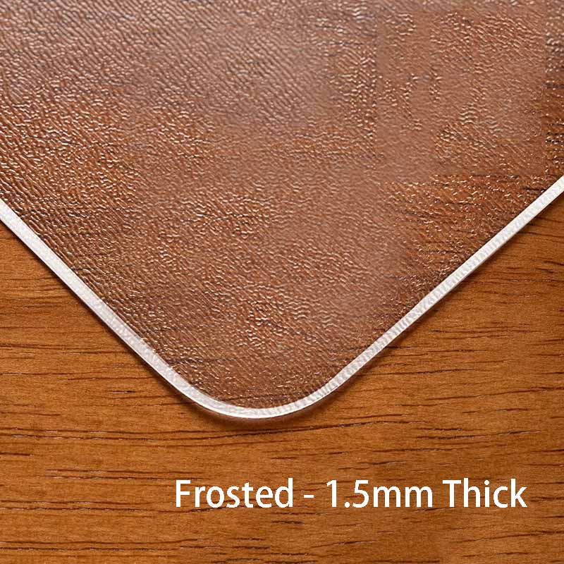 Przezroczysty obrus PCV Wodoodporny Olejoodporny Odporny na ciepło Pokrowiec ochronny na stół jadalny, biurko, blat, miękka plastikowa winylowa podkładka na stół