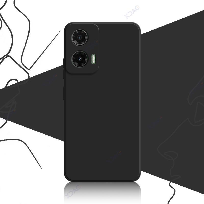 Mobile Phone Case for Motorola Moto G35 MotoG35 5G 6.72" Global 360 Soft Luxury Square Liquid Silicone Back Cover Armor