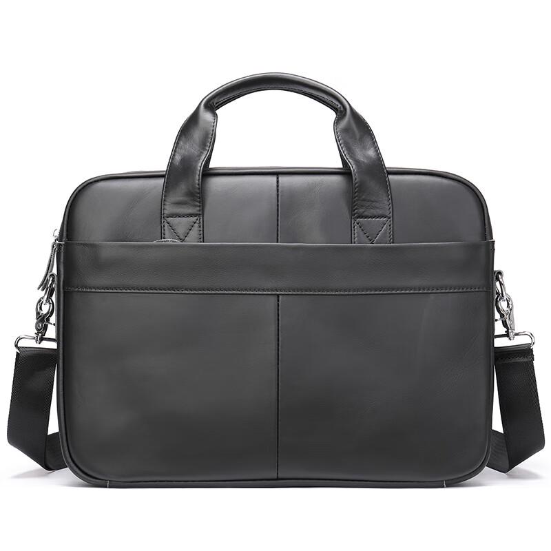 

Milin Men s Vintage Leather Laptop Briefcase Standard