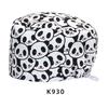 Cartoon Printed Nursing Caps Men Women Medical Hats Adjustable Long Hair Pet Dental Clinic Doctors Scrub Hat