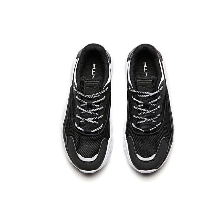 ANTA Casual Shoes Women's Low Top Black White 12848883-1