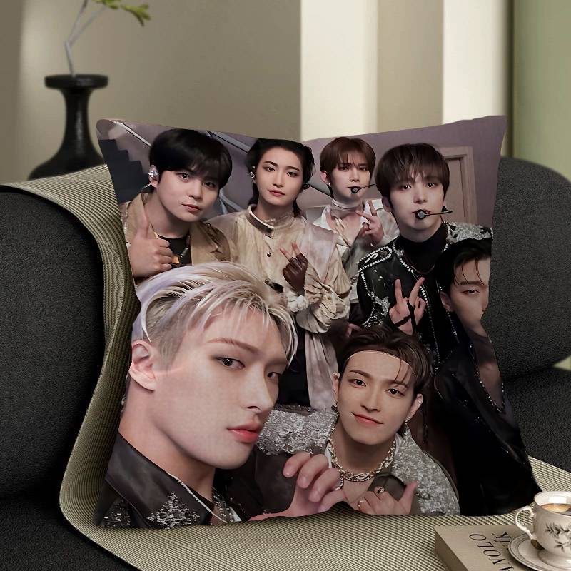 

A-ATEEZs-KPOP Наволочка для подушки 30x50 Полиэстер Подушки для дивана Декоративные накидные подушки Домашний декор Наволочка 12x12Inch