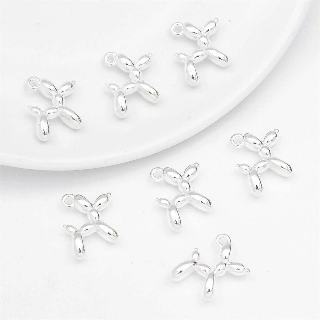 4-10Pcs Alloy Drop Oil Enamel Charms Multicolor Puppy Dog Pendant For Jewelry Making DIY Necklace Bracelet Earrings Crafts Findings