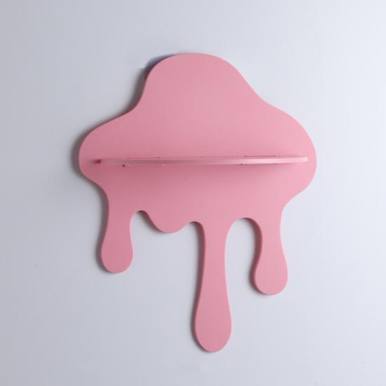 Cloud Floating Shelf Wall Mounted Shelf Decorative Small Cloud Floating Shelf for Potted Plants Figurines